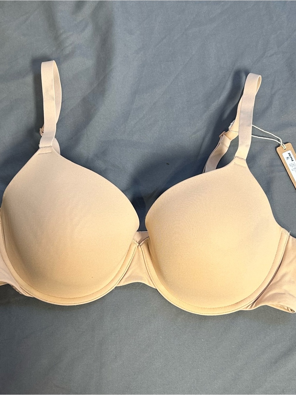 SKIMS 40B Nude Wired Lightly Padded Bra